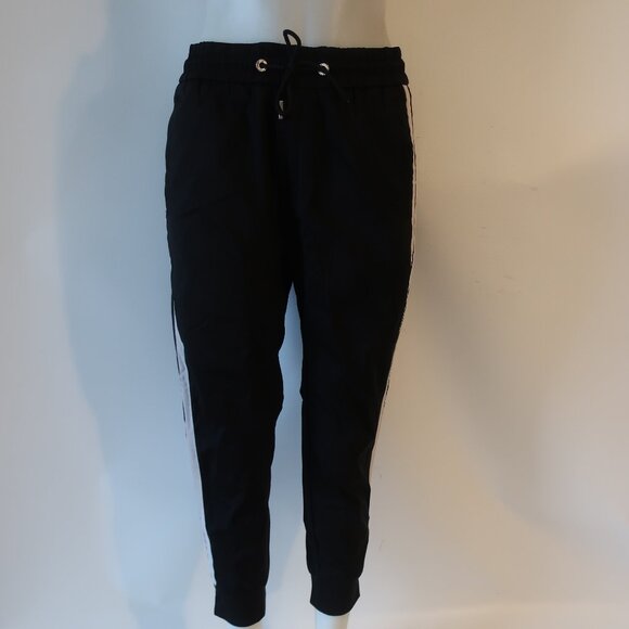 Mens Son of a King Black White Drawstring Jogger Pants L - Picture 2 of 10